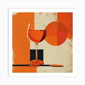 Aperol Minimalist Art Art Print