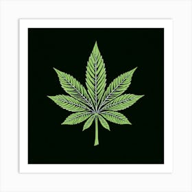 Marijuana Leaf 1 Art Print