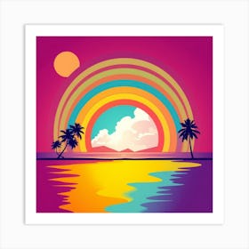 Rainbow In The Sky Art Print