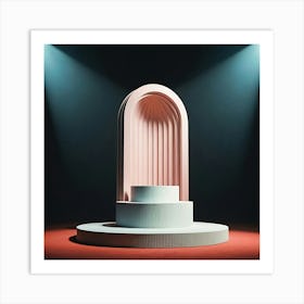 Sculpture In A Room Art Print