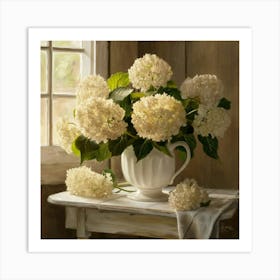 Hydrangeas Art Print