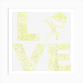 Love Color Guard Winter Guard Distressed Art Print