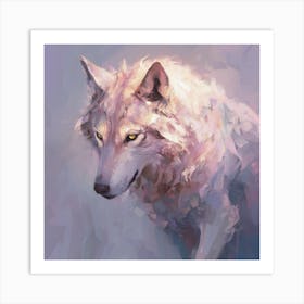 Wolf Painting 5 Art Print