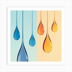 Water Drop Stock Photos & Royalty-Free Footage Art Print