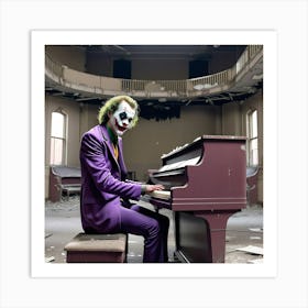 Joker At The Piano 7 Art Print