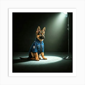 Police pup spotlight Poster