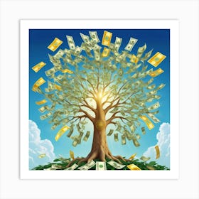 Money Tree 1 Art Print