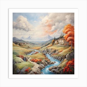 Autumn Landscape Art Print