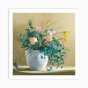 Flowers In A Vase 27 Art Print