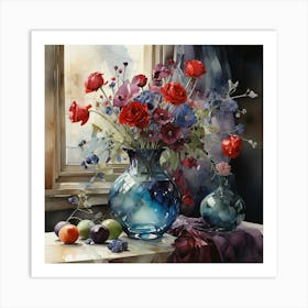 Flowers In A Vase Art Print