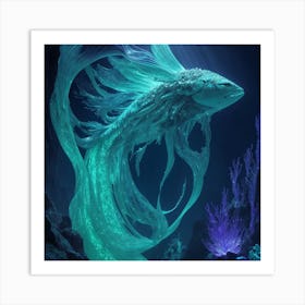 Mermaid Fish Art Print