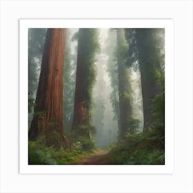 Redwood Forest 9 Art Print