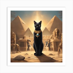 Egyptian Cat 5 Art Print