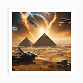 Horus Battles Seth Art Print