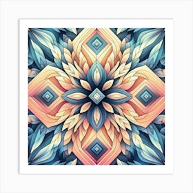 Abstract Psychedelic Pattern 1 Art Print