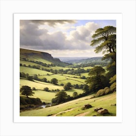 Valley In The Clouds Art Print