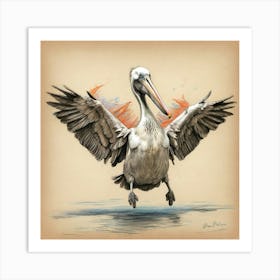 Pelican 27 Art Print