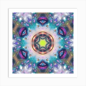 Psychedelic Mandala 36 Art Print