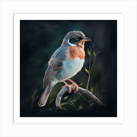 Rufous-Tailed Robin Art Print