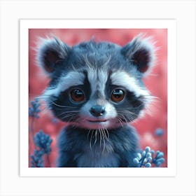 Raccoon 3 Art Print