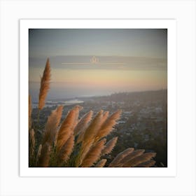 Sunset Over San Diego Art Print