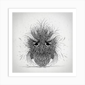 Owl my demon Art Print