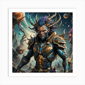 Hero Of Warcraft Art Print