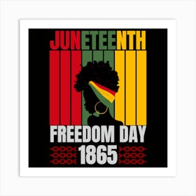 Juneteenth Freedom Day Art Print