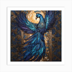 Peacock Art Print