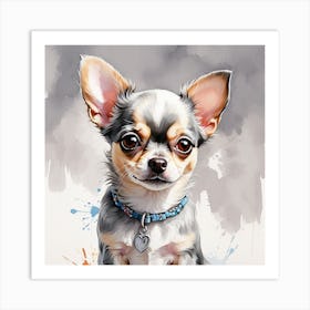 Chihuahua Painting Art Print