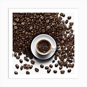 Coffee Beans 195 Art Print