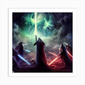 Force Battle 2 Art Print