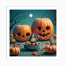 Halloween Art Print