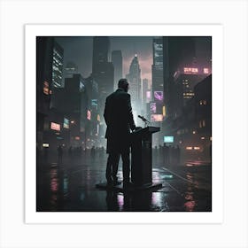 Dark City Art Print