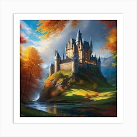 Harry Potter Castle 4 Art Print