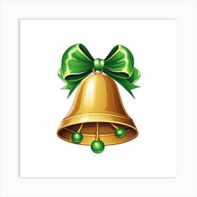 Christmas Bell Art Print