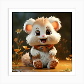 Cute Hamster 15 Art Print