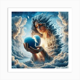 Angel Of The Sky Art Print