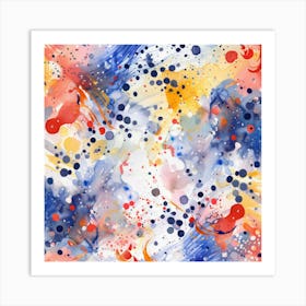 Abstract Watercolor Painting 44 Art Print