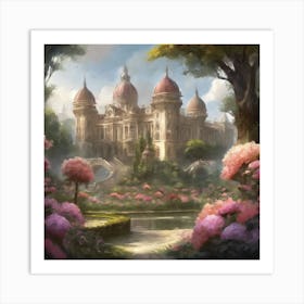 Castle In The Forest 1 Art Print