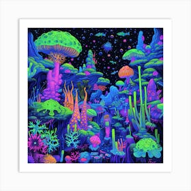 Psychedelic Painting 6 Art Print