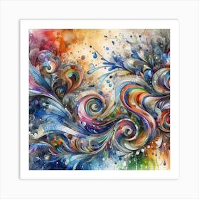 Color Abstraction 2 Art Print