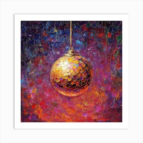 Christmas Ball Art Art Print