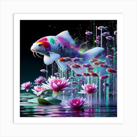 Creative Abstract Visual 84 Art Print