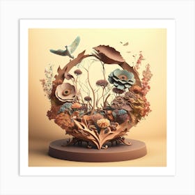 3d Illustration 2 Art Print