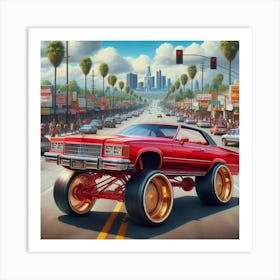 King Of Los Angeles Art Print