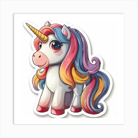 Unicorn Sticker 61 Art Print