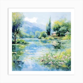 Toiles de Printemps: Canvas of French Spring Serenity Art Print