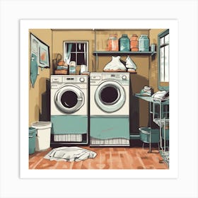 Laundry Room Art Print Art Print