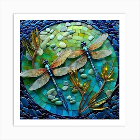 Dragonflies 31 Art Print